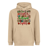 Mushroom santa claus reindeer hallmark hot chocolate christ Heavyweight Hoodie - FaDigitalArtStudio