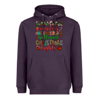 Plum santa claus reindeer hallmark hot chocolate christ Heavyweight Hoodie - FaDigitalArtStudio