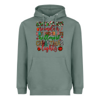 Sage santa claus reindeer hallmark hot chocolate christ Heavyweight Hoodie - FaDigitalArtStudio