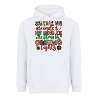 White santa claus reindeer hallmark hot chocolate christ Heavyweight Hoodie - FaDigitalArtStudio