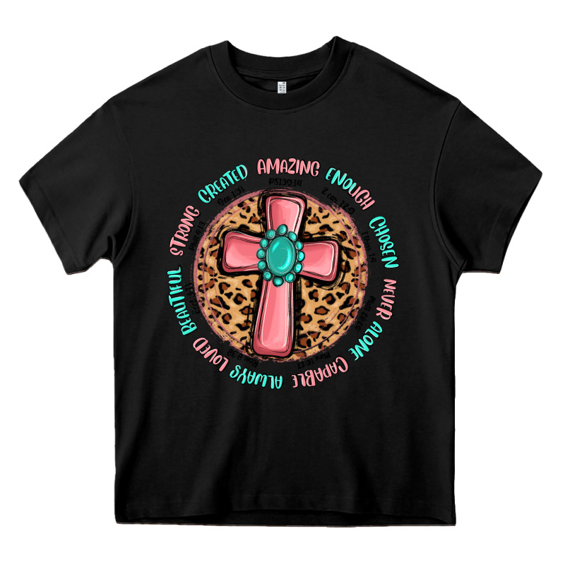 Love Myself Cross Heavy Core Tee by MaliasSmallBusiness | Teevron