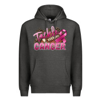 Charcoal Heather Tackle cancer Football Premium Hoodie - FaDigitalArtStudio