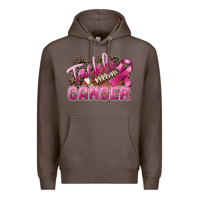 Tackle Cancer Football Premium Hoodie by FaDigitalArtStudio | Teevron