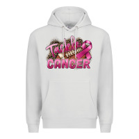 Dove Grey Tackle cancer Football Premium Hoodie - FaDigitalArtStudio