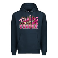 Navy Tackle cancer Football Premium Hoodie - FaDigitalArtStudio