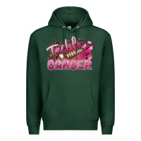 Sports Green Tackle cancer Football Premium Hoodie - FaDigitalArtStudio