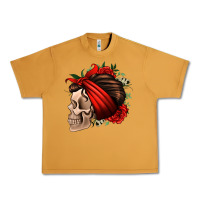Peanut Butter bandana and roses skull Urban Heavy Tee - Jasminsmagicworld