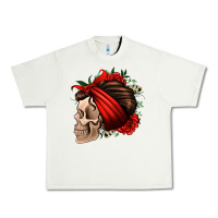 Pistachio bandana and roses skull Urban Heavy Tee - Jasminsmagicworld