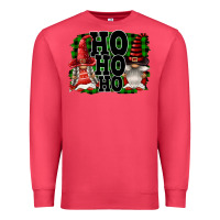 Cardinal Ho Ho Ho Christmas Gnomes Premium Sweatshirt - FaDigitalArtStudio