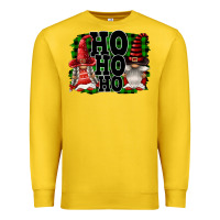 Lemon Ho Ho Ho Christmas Gnomes Premium Sweatshirt - FaDigitalArtStudio