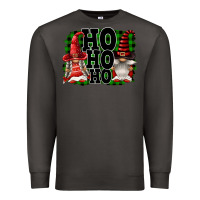 Smoke Ho Ho Ho Christmas Gnomes Premium Sweatshirt - FaDigitalArtStudio