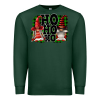 Sports Green Ho Ho Ho Christmas Gnomes Premium Sweatshirt - FaDigitalArtStudio