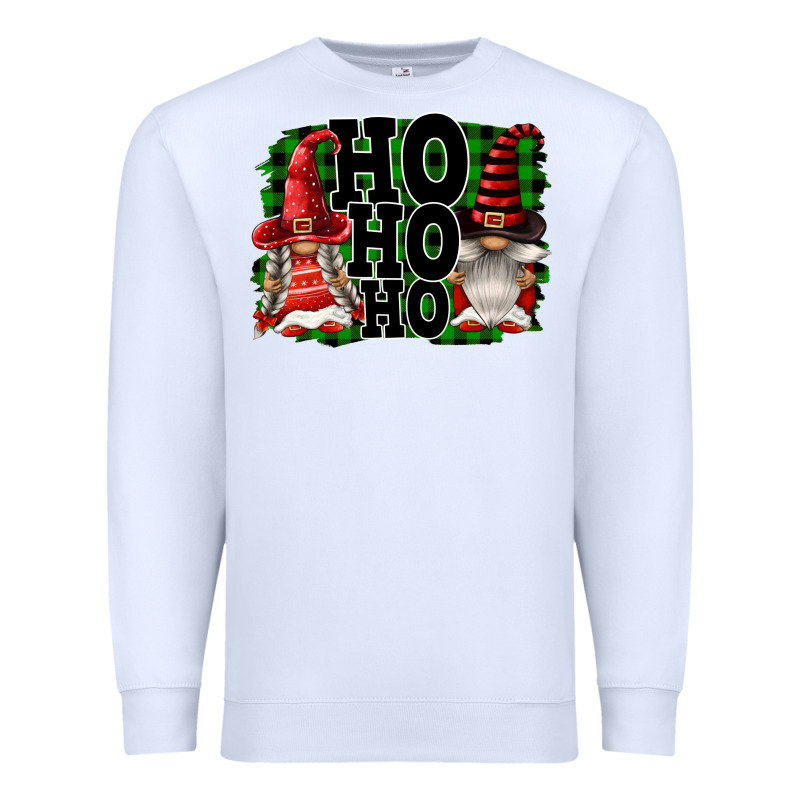 Ho Ho Ho Christmas Gnomes Premium Sweatshirt by FaDigitalArtStudio | Teevron