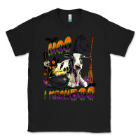 Black Moo I Mean Boo Holstein Cow Classic Tee - LillyAllenDesigns