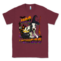 Burgundy Moo I Mean Boo Holstein Cow Classic Tee - LillyAllenDesigns