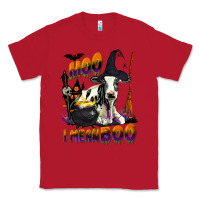 Red Moo I Mean Boo Holstein Cow Classic Tee - LillyAllenDesigns