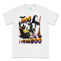 White Moo I Mean Boo Holstein Cow Classic Tee - LillyAllenDesigns