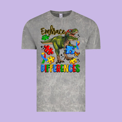 Embrace Differences Vintage Tee Designed By Artiststas