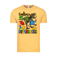 Vintage Mustard embrace differences Vintage Tee - Artiststas