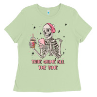 Matcha true crime all the time Ladies Tee - MaliasSmallBusiness