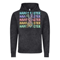 Vintage Black happy easter Vintage Hoodie - Artiststas