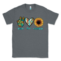 Charcoal Heather peace love sunshine Classic Tee - JahusDesignShop