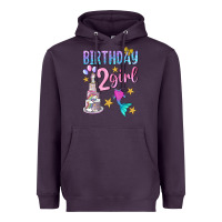 Plum birthday girl 2 Heavyweight Hoodie - BundleAndBundleShop