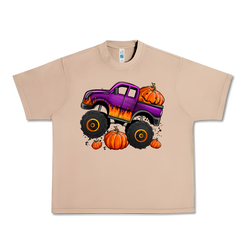 Halloween Jack O Lantern Monster Truck Urban Heavy Tee by Jasminsmagicworld | Teevron