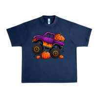 Navy halloween jack o lantern monster truck Urban Heavy Tee - Jasminsmagicworld