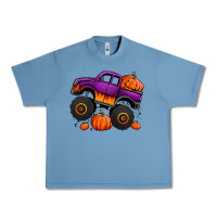 Pebble Blue halloween jack o lantern monster truck Urban Heavy Tee - Jasminsmagicworld