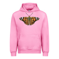 Fuchsia Pink Painted Lady Urban Hoodie - LillyAllenDesigns