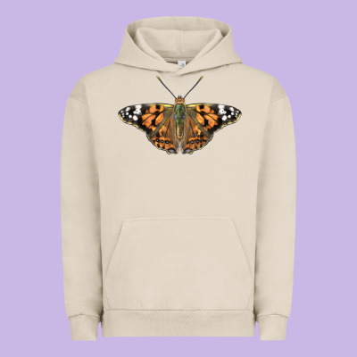 Painted Lady Urban Hoodie Designed By Lillyallendesigns