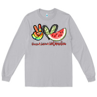 Moon Dust Peace love watermelon Long Sleeve Tee - NancyCooperArtShop