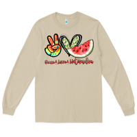 Peace Love Watermelon Long Sleeve Tee | Teevron