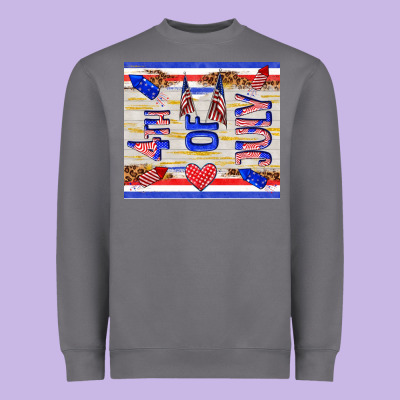 4 Th Of July Heavyweight Sweatshirt Designed By Tumblerdesignbyshophia