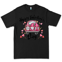 Black happy valentine's day gnome truck Premium Tee - MaliasSmallBusiness