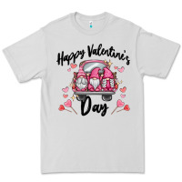 Dove Grey happy valentine's day gnome truck Premium Tee - MaliasSmallBusiness