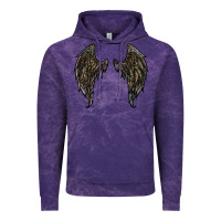 Cloud Purple leopard camouflage wings Vintage Hoodie - RanaPortraitStore