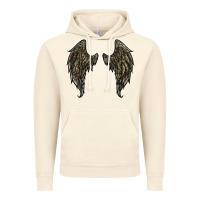 Vintage Artic leopard camouflage wings Vintage Hoodie - RanaPortraitStore