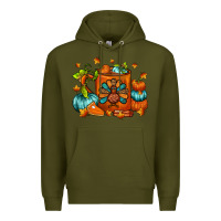 Army Green Thanksgiving Coffee Mug Premium Hoodie - FaDigitalArtStudio