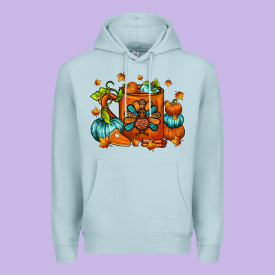 Thanksgiving Coffee Mug Premium Hoodie Designed By Fadigitalartstudio