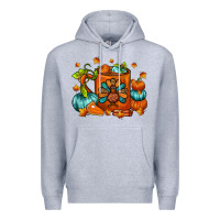 Heather Grey Thanksgiving Coffee Mug Premium Hoodie - FaDigitalArtStudio