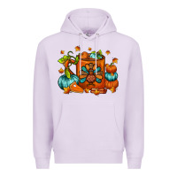Lilac Thanksgiving Coffee Mug Premium Hoodie - FaDigitalArtStudio