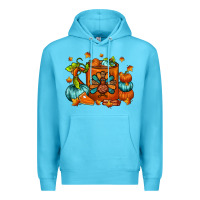 Ocean Blue Thanksgiving Coffee Mug Premium Hoodie - FaDigitalArtStudio