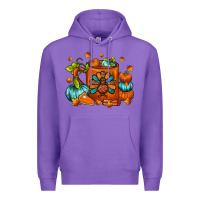 Purple Thanksgiving Coffee Mug Premium Hoodie - FaDigitalArtStudio