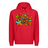 Red Thanksgiving Coffee Mug Premium Hoodie - FaDigitalArtStudio