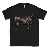 Black black angus cow Classic Tee - LillyAllenDesigns