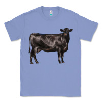 Colony Blue black angus cow Classic Tee - LillyAllenDesigns