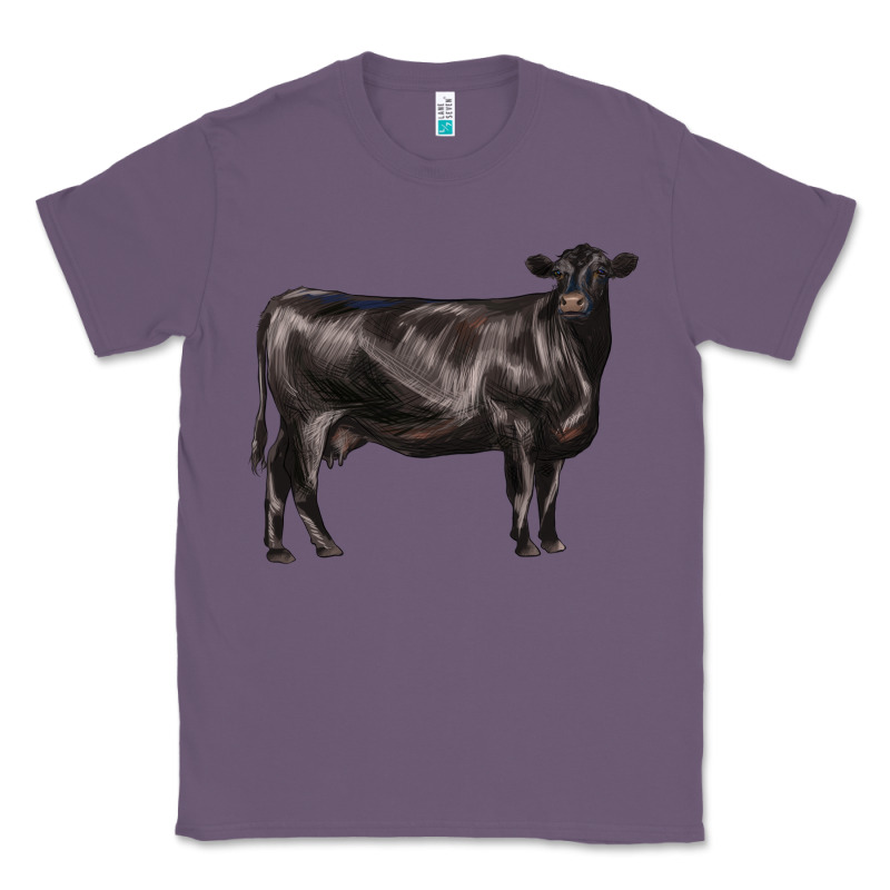Black Angus Cow Classic Tee by LillyAllenDesigns | Teevron