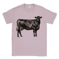 Lilac black angus cow Classic Tee - LillyAllenDesigns